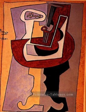  Pablo Tableaux - Homme à la mandoline3 1911 cubisme Pablo Picasso